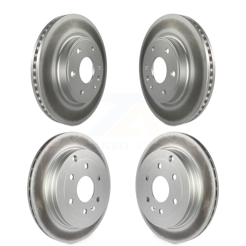 Coat Brake Rotors Front Rear Kit For GMC Acadia Buick Enclave Chevrolet Traverse