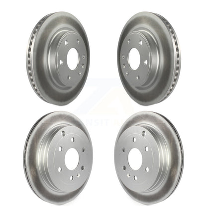Coat Brake Rotors Front Rear Kit For GMC Acadia Buick Enclave Chevrolet Traverse
