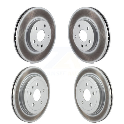 Coat Disc Brake Rotors Front Rear Kit For Cadillac CTS Without Heavy Duty Brakes