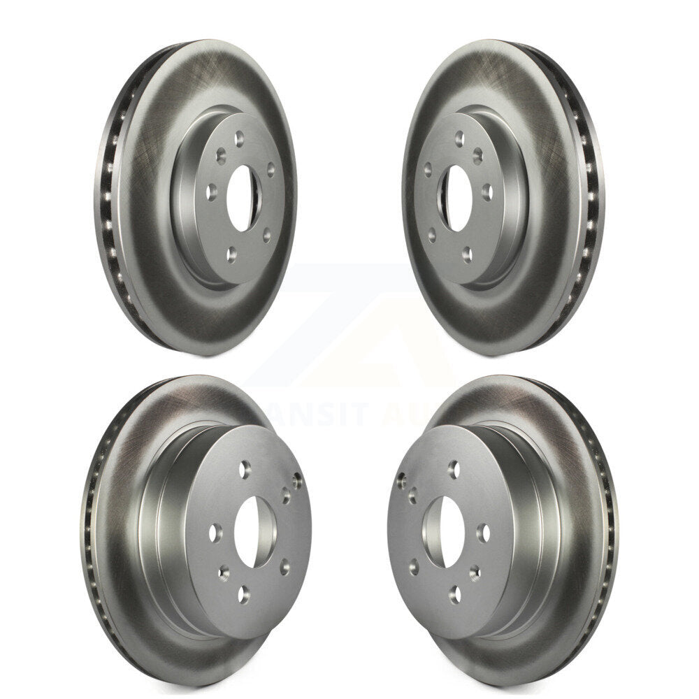 Coat Disc Brake Rotor Front Rear Kit For 2010-2017 Chevrolet Equinox GMC Terrain