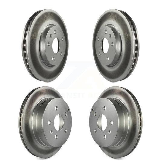 Coat Disc Brake Rotor Front Rear Kit For 2010-2017 Chevrolet Equinox GMC Terrain