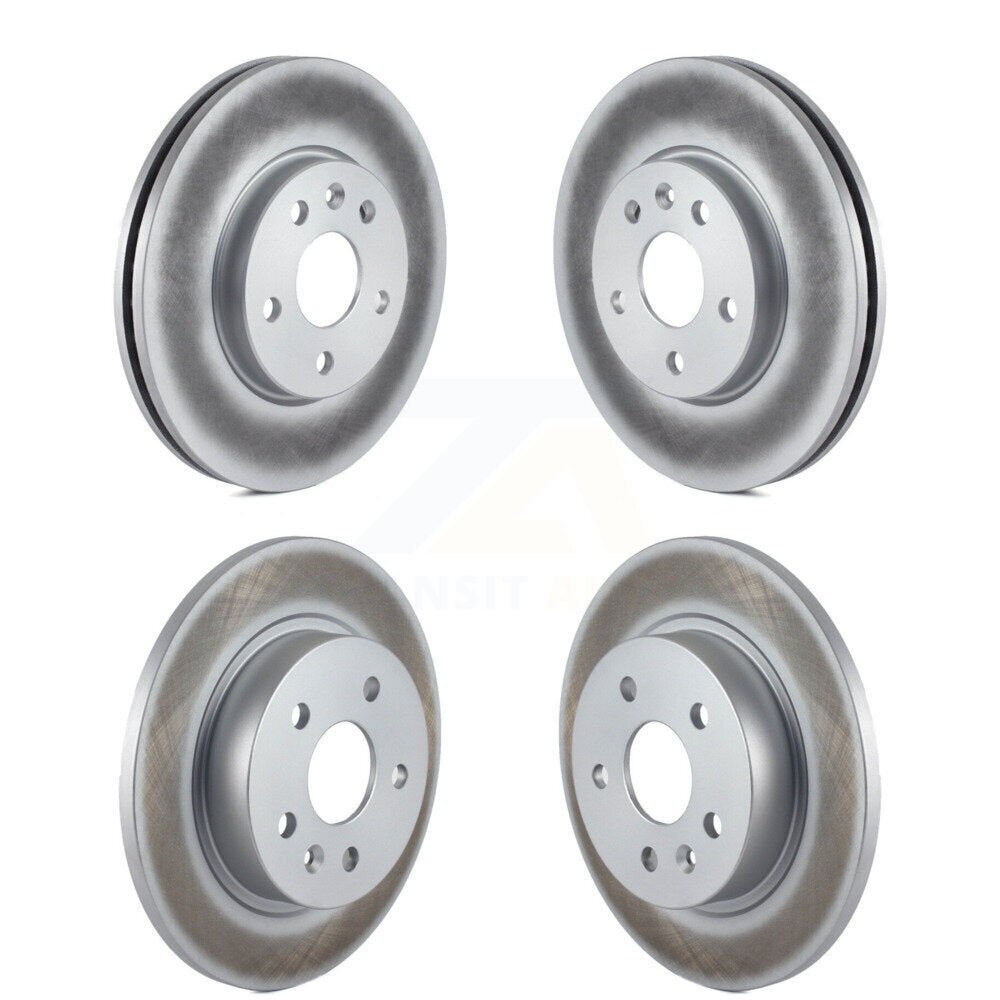 Coated Disc Brake Rotors Front Rear Kit For Chevrolet Cruze Sonic Limited