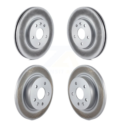 Coated Disc Brake Rotors Front Rear Kit For Chevrolet Cruze Sonic Limited