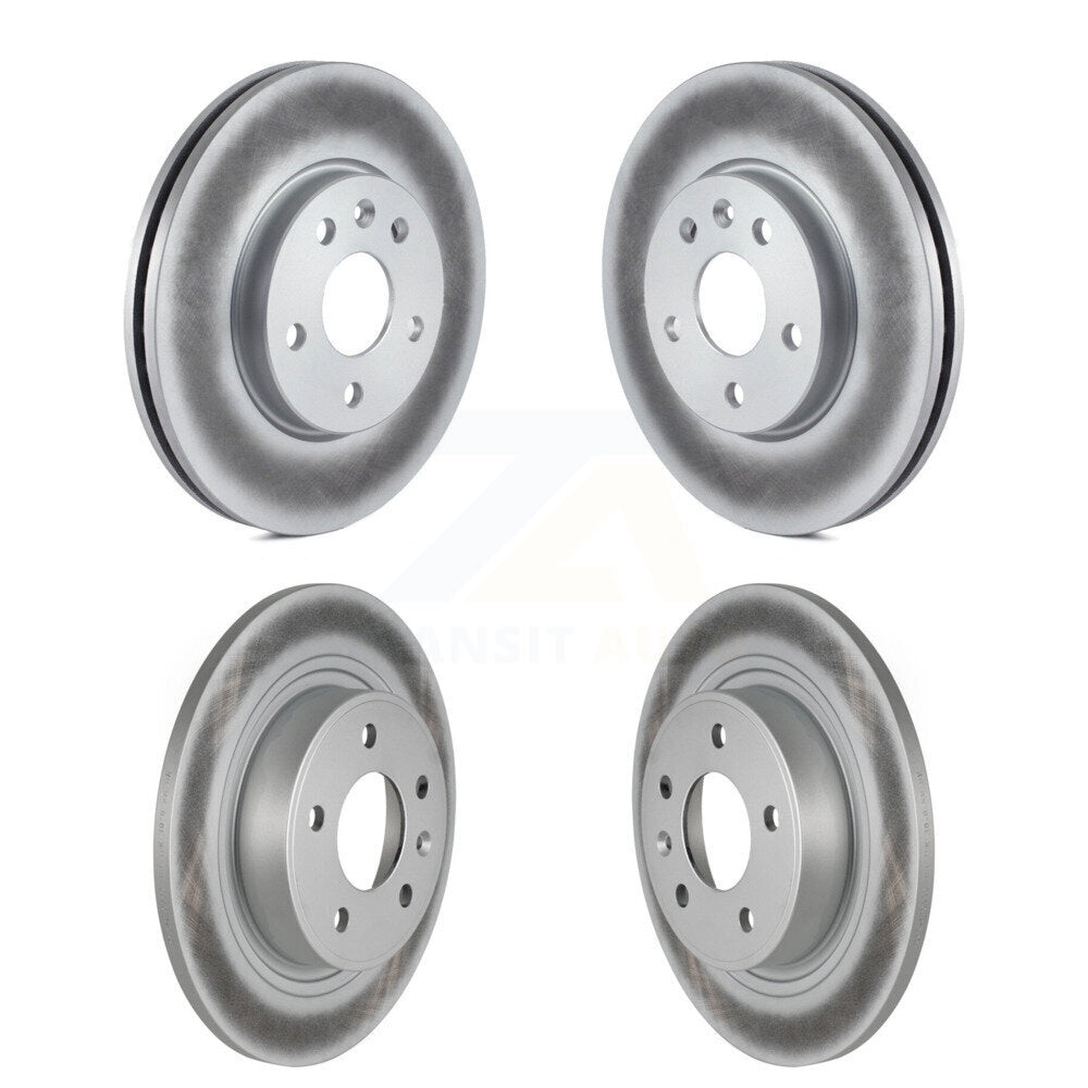 Coated Disc Brake Rotors Front Rear Kit For Chevrolet Cruze