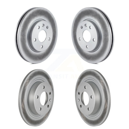 Coated Disc Brake Rotors Front Rear Kit For Chevrolet Cruze