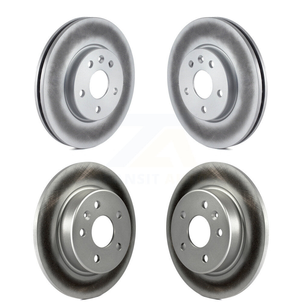 Coated Disc Brake Rotors Front Rear Kit For Chevrolet Cruze Bolt EV EUV Volt