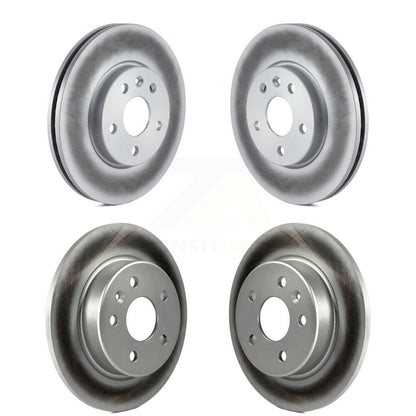 Coated Disc Brake Rotors Front Rear Kit For Chevrolet Cruze Bolt EV EUV Volt