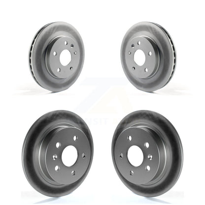 Coated Disc Brake Rotors Front Rear Kit For Chevrolet Malibu Limited