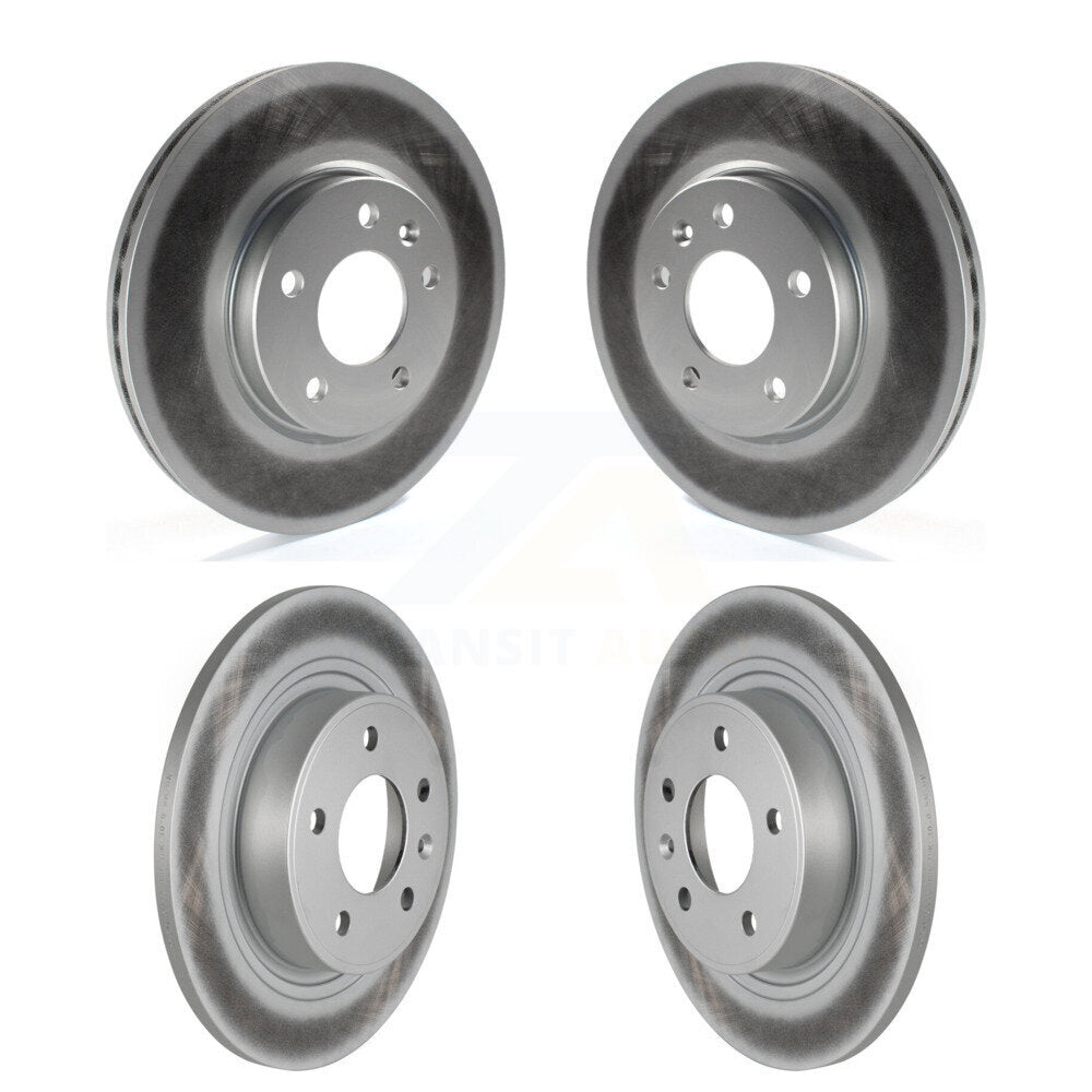 Coated Brake Rotors Front Rear Kit For Chevrolet Cruze Buick Verano Orlando Volt