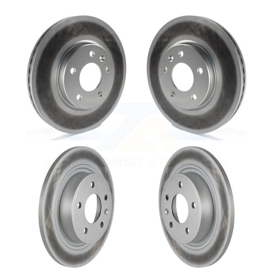 Coated Brake Rotors Front Rear Kit For Chevrolet Cruze Buick Verano Orlando Volt