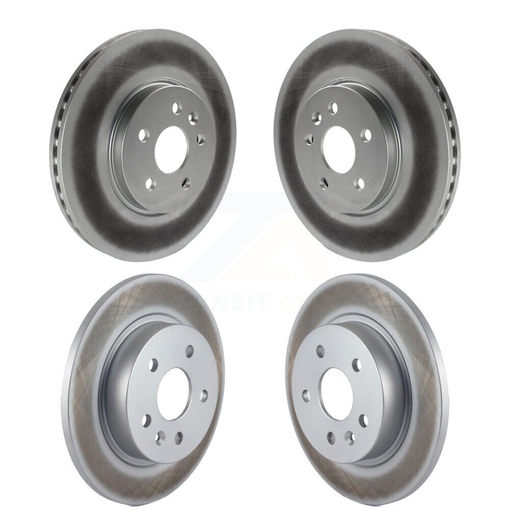 Coated Disc Brake Rotors Front Rear Kit For Chevrolet Buick Encore Trax Sonic