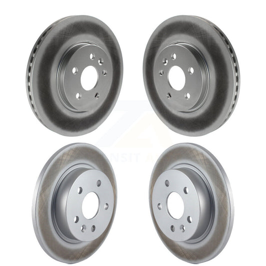 Coated Disc Brake Rotors Front Rear Kit For Chevrolet Buick Encore Trax Sonic