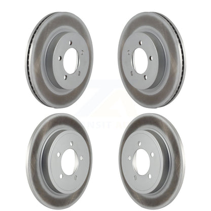 Coated Disc Brake Rotors Front Rear Kit For Ford Explorer Mercury Mountaineer