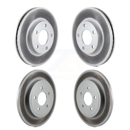Coated Brake Rotors Front Rear Kit For Ford Escape Mazda Tribute Mercury Mariner