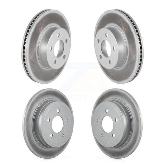 Coated Disc Brake Rotors Front Rear Kit For Ford Explorer Sport Trac 4WD