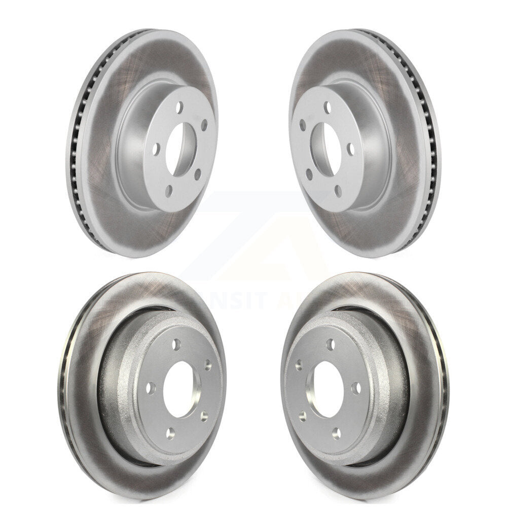 Coated Disc Brake Rotors Front Rear Kit For Ford Ranger Mazda B4000