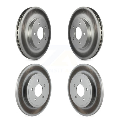 Coated Brake Rotors Front Rear Kit For Ford Escape Mazda Tribute Mercury Mariner