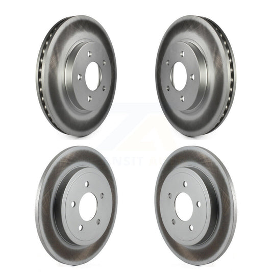 Coated Brake Rotors Front Rear Kit For Ford Escape Mazda Tribute Mercury Mariner