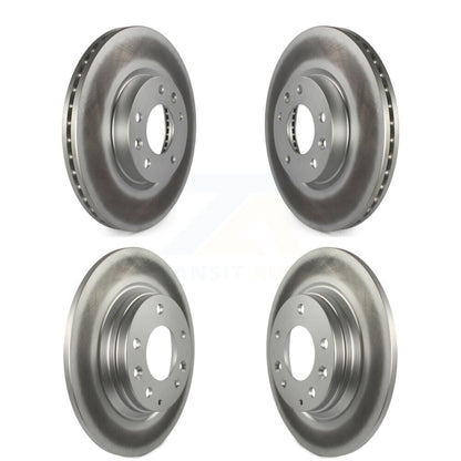 Coat Brake Rotor Front Rear Kit For Ford Fusion Mazda 6 Lincoln MKZ Zephyr Milan