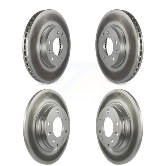 Coat Brake Rotor Front Rear Kit For Ford Fusion Mazda 6 Lincoln MKZ Zephyr Milan