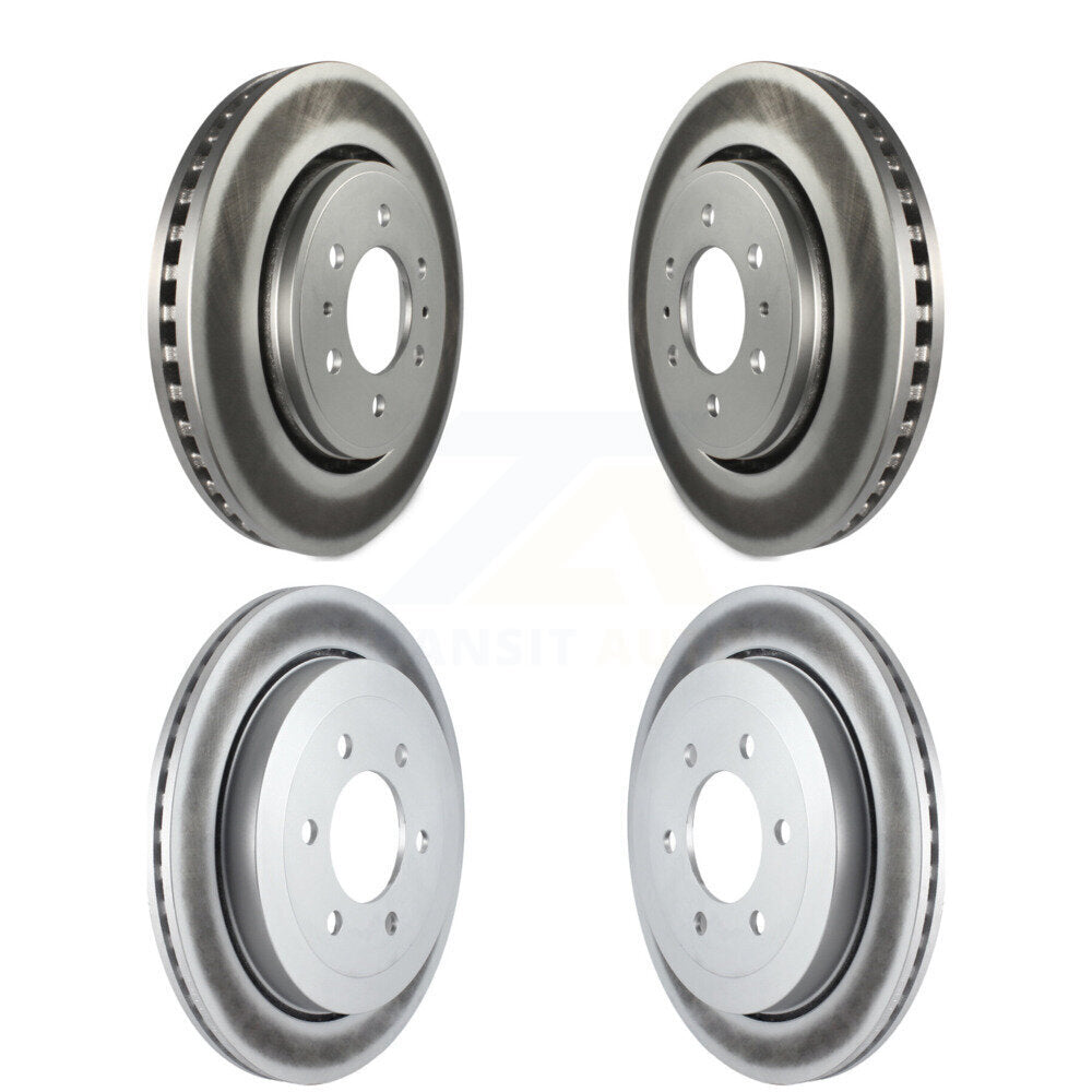 Coat Brake Rotors Front Rear Kit For 2007-2017 Ford Expedition Lincoln Navigator