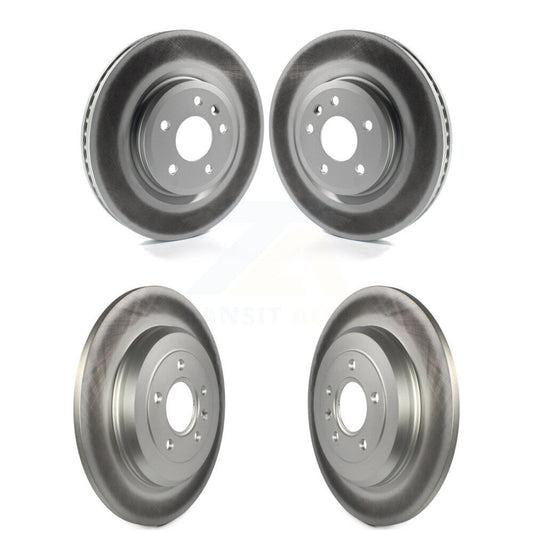 Coated Brake Rotors Front Rear Kit For Ford Explorer Flex Taurus Lincoln MKS MKT
