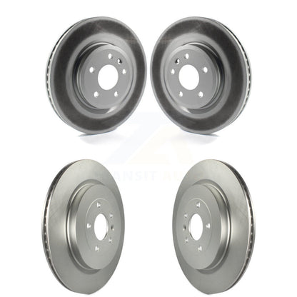 Coated Brake Rotor Front Rear Kit For Ford Explorer Sport With Heavy Duty Brakes