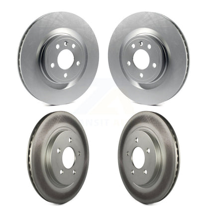 Coated Disc Brake Rotors Front Rear Kit For Ford Mustang