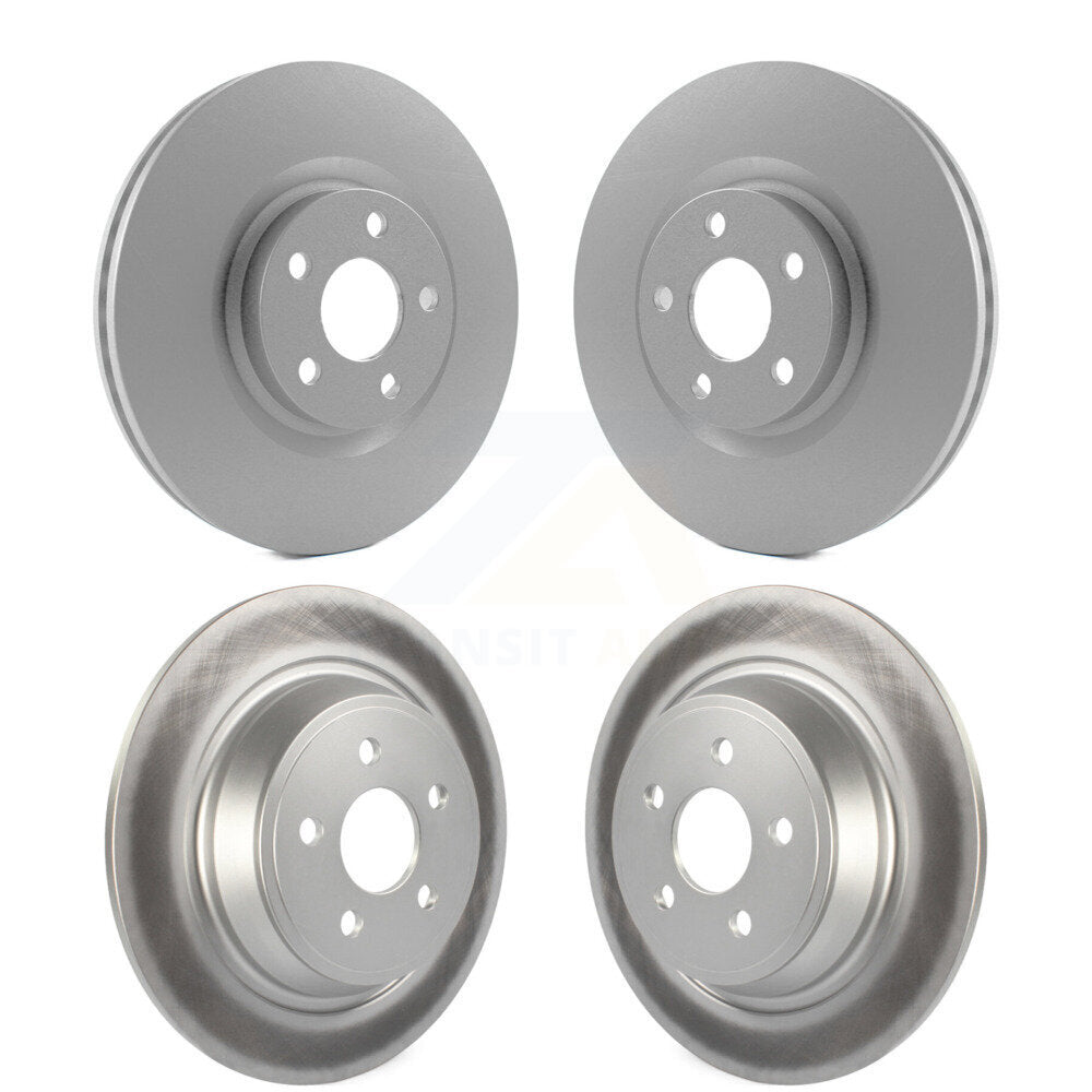Coat Brake Rotors Front Rear Kit For Ford Edge Lincoln Continental Police Hybrid