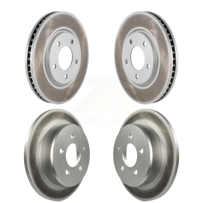 Coat Brake Rotors Front Rear Kit For Dodge Grand Caravan Chrysler Town & Country