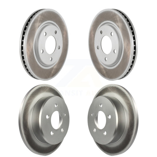 Coat Brake Rotors Front Rear Kit For Dodge Grand Caravan Chrysler Town & Country