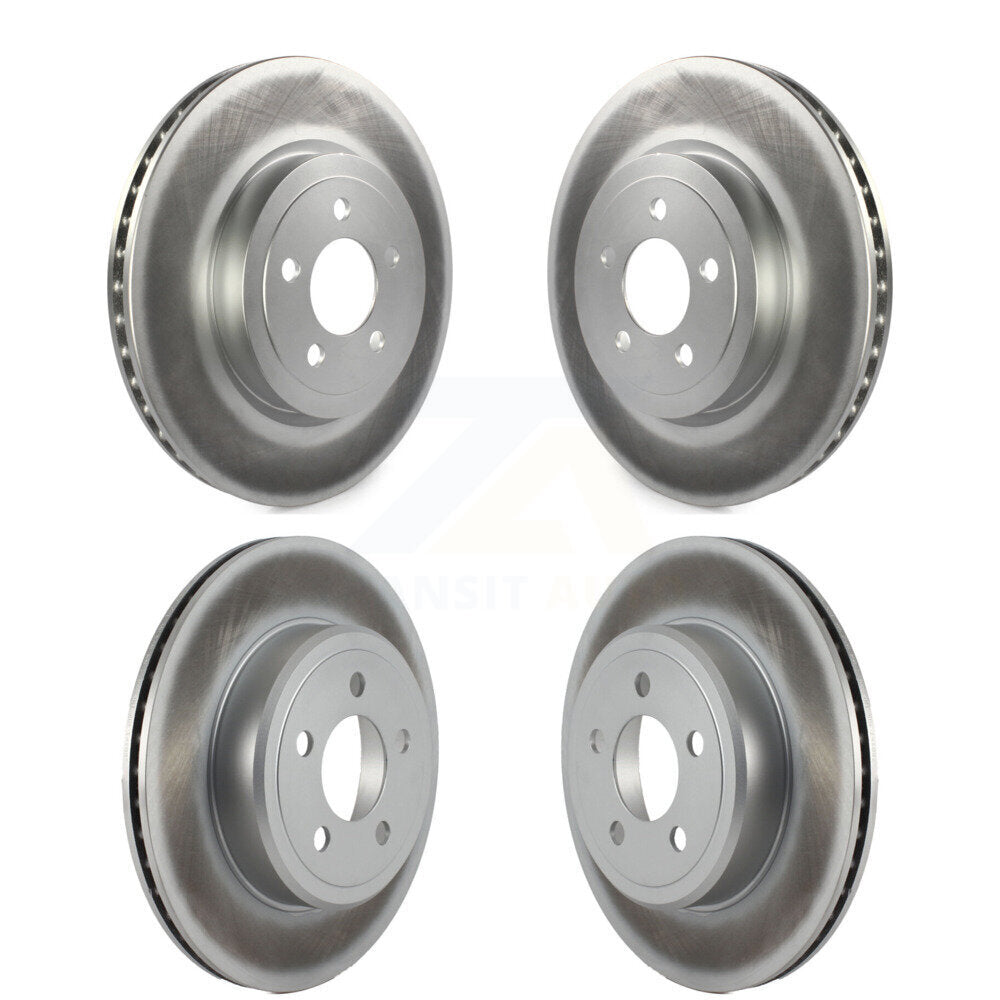 Coat Brake Rotor Front Rear Kit For Dodge Charger Chrysler 300 Challenger Magnum