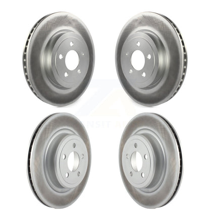 Coated Disc Brake Rotors Front Rear Kit For Dodge Charger With Police Package