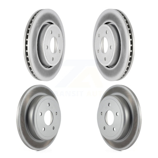 Coated Disc Brake Rotors Front Rear Kit For Jeep Grand Cherokee Commander