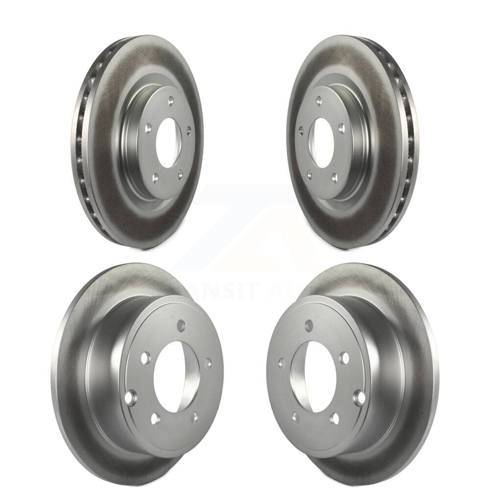 Coat Brake Rotors Front Rear Kit For Jeep Patriot Compass Dodge Caliber Chrysler