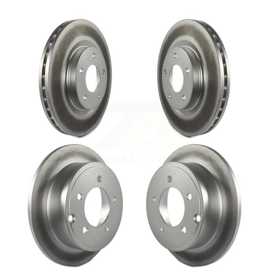 Coat Brake Rotors Front Rear Kit For Jeep Patriot Compass Dodge Caliber Chrysler