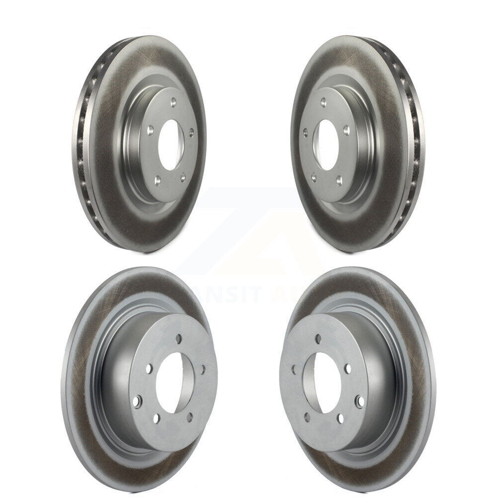 Coat Brake Rotor Front Rear Kit For Jeep Mitsubishi Patriot Lancer Compass Dodge