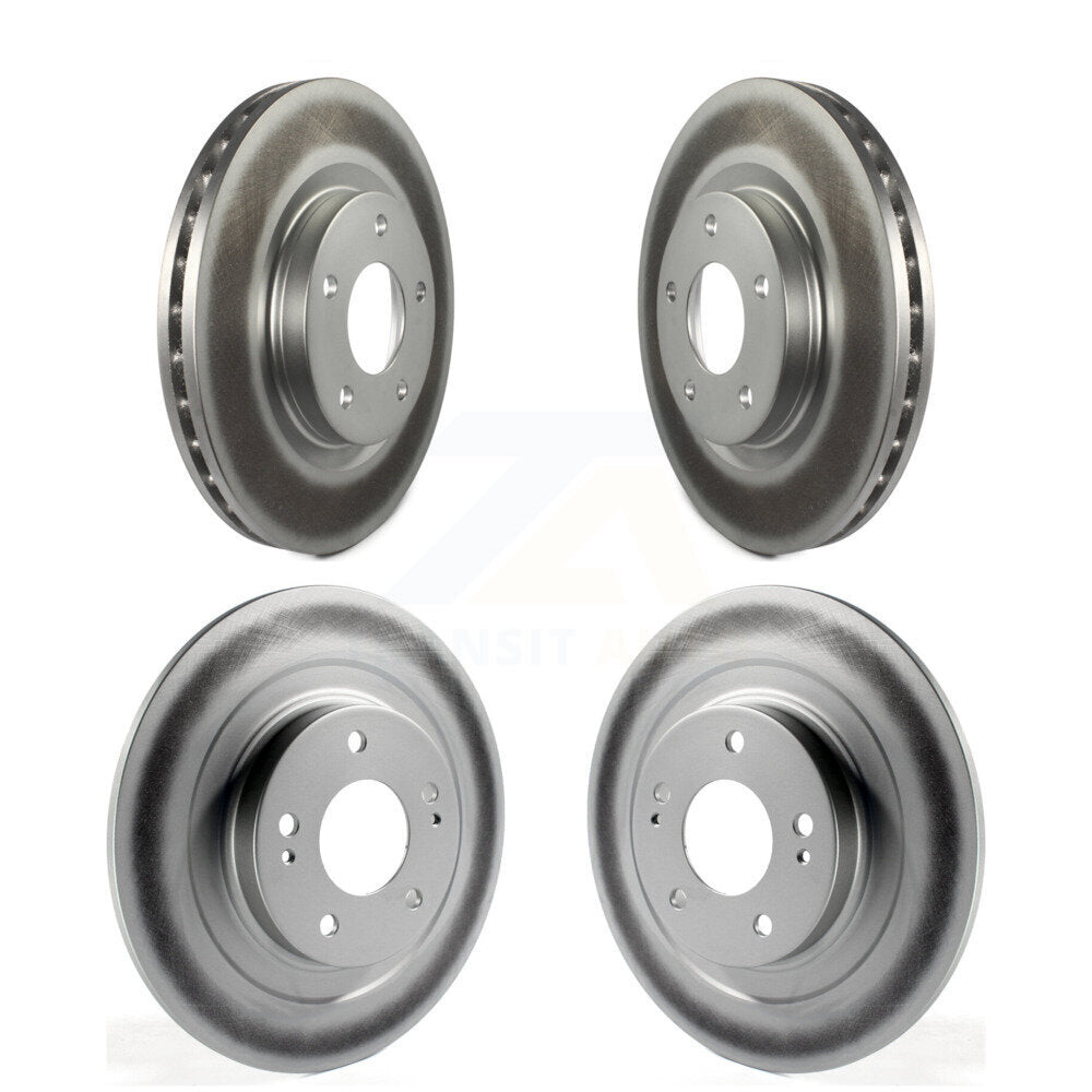 Coat Brake Rotor Front Rear Kit For Mitsubishi RVR Outlander Eclipse Cross Sport