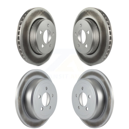 Coated Disc Brake Rotors Front Rear Kit For Jeep Liberty Dodge Nitro