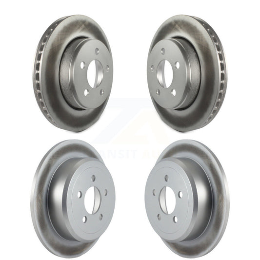 Coated Disc Brake Rotors Front Rear Kit For Jeep Liberty Dodge Nitro