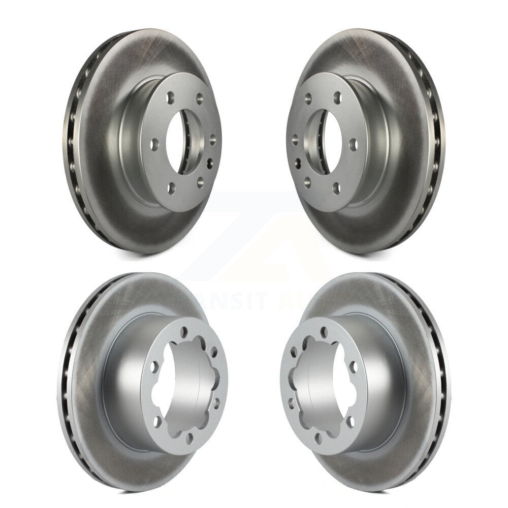 Coat Brake Rotors Front Rear Kit For Mercedes-Benz Sprinter 3500 Dodge 4500 2500