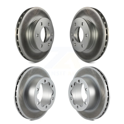 Coat Brake Rotors Front Rear Kit For Mercedes-Benz Sprinter 3500 Dodge 4500 2500