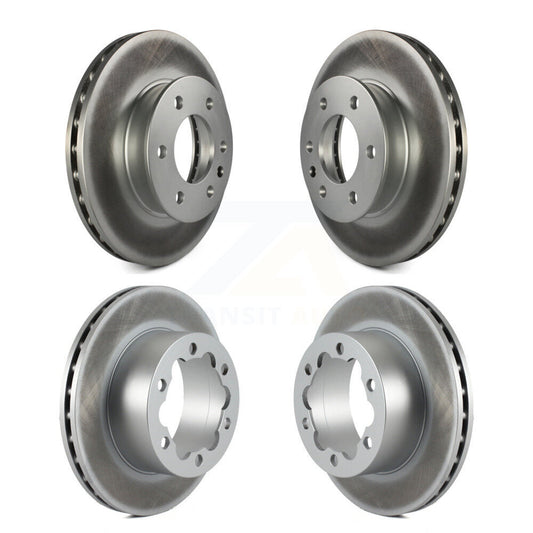 Coat Brake Rotors Front Rear Kit For Mercedes-Benz Sprinter 3500 Dodge 4500 2500