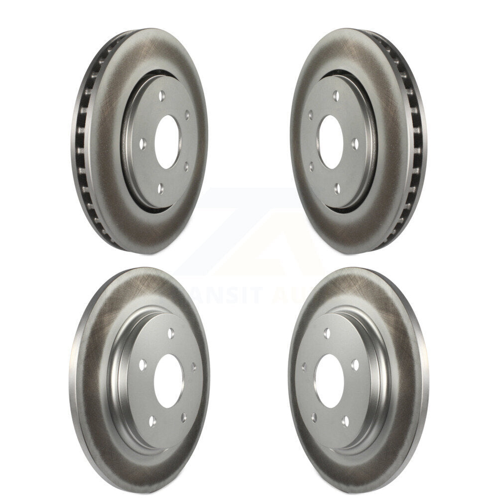 Coat Brake Rotors Front Rear Kit For Dodge Grand Caravan Journey Chrysler Town &