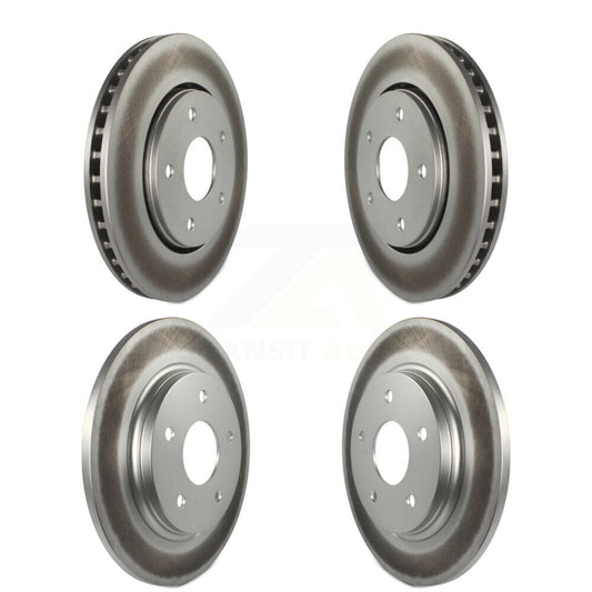 Coat Brake Rotors Front Rear Kit For Dodge Grand Caravan Journey Chrysler Town &