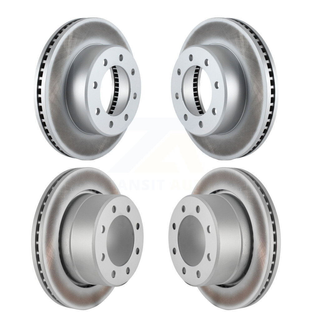 Coated Disc Brake Rotors Front Rear Kit For Ram 2500 3500 1500 Dodge