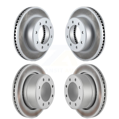 Coated Disc Brake Rotors Front Rear Kit For Ram 2500 3500 1500 Dodge