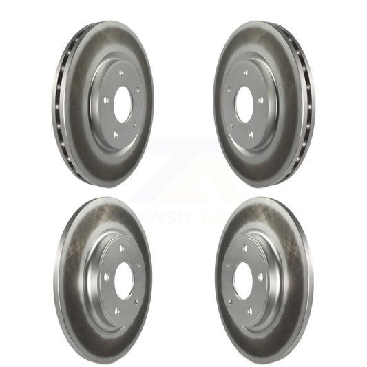 Coat Brake Rotors Front Rear Kit For Dodge Grand Caravan Journey Chrysler Town &