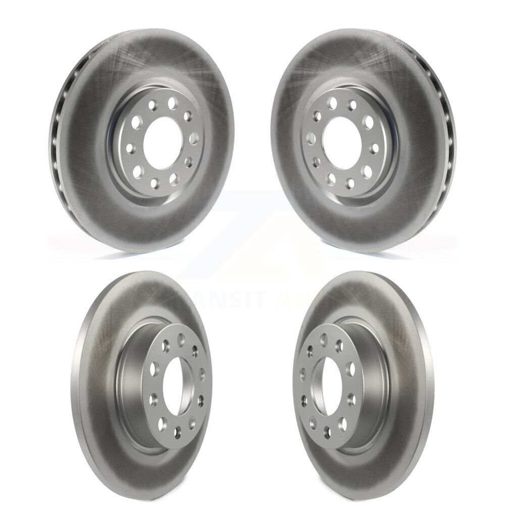 Coated Disc Brake Rotors Front Rear Kit For Jeep Compass Renegade Fiat 500X