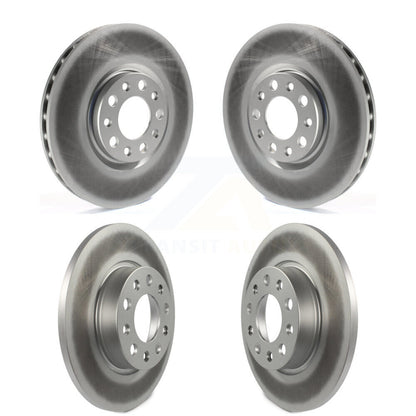Coated Disc Brake Rotors Front Rear Kit For Jeep Compass Renegade Fiat 500X